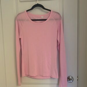 Puma pink  sports top, size small, round neck.
